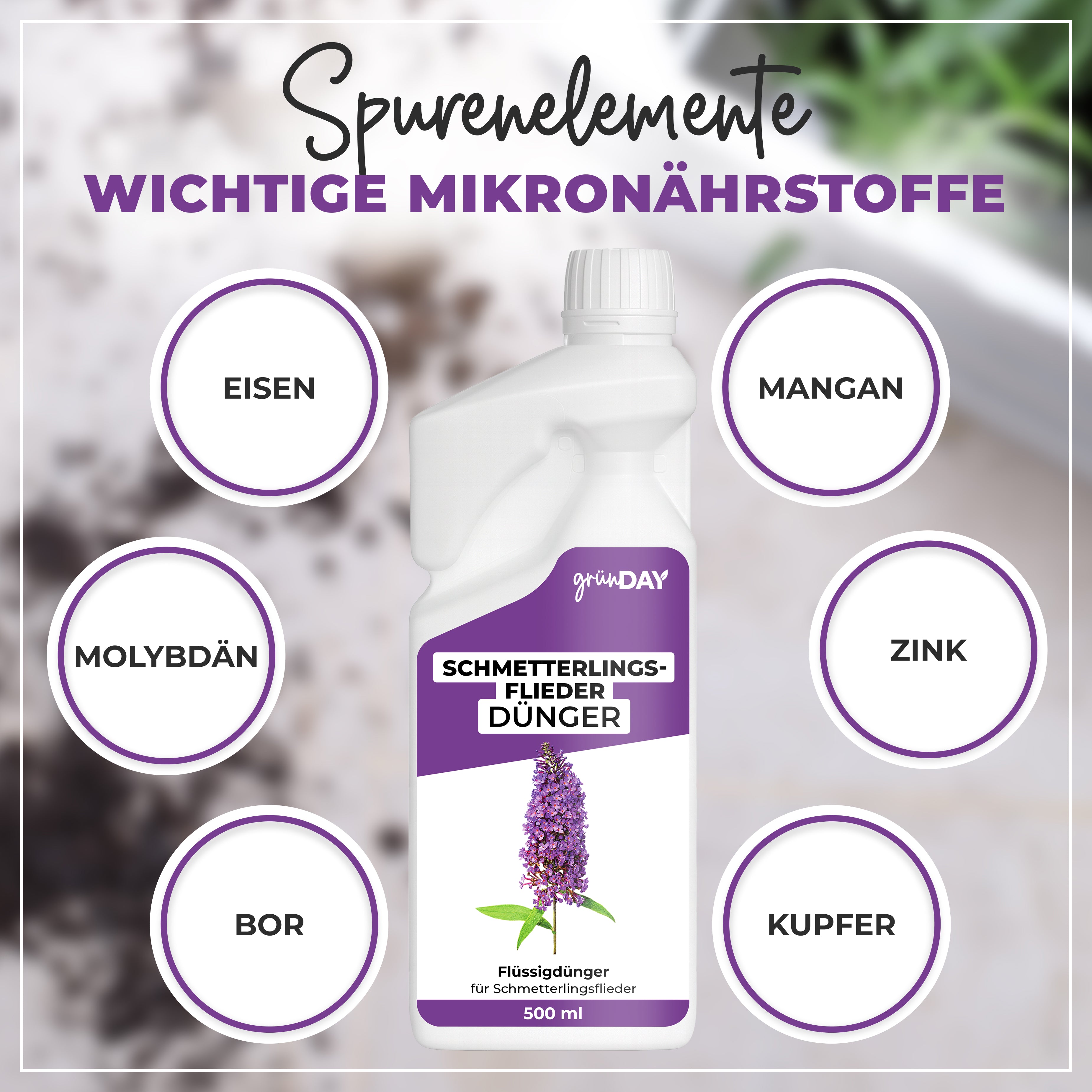 Gründay Schmetterlingsflieder Dünger – Produktansicht 5