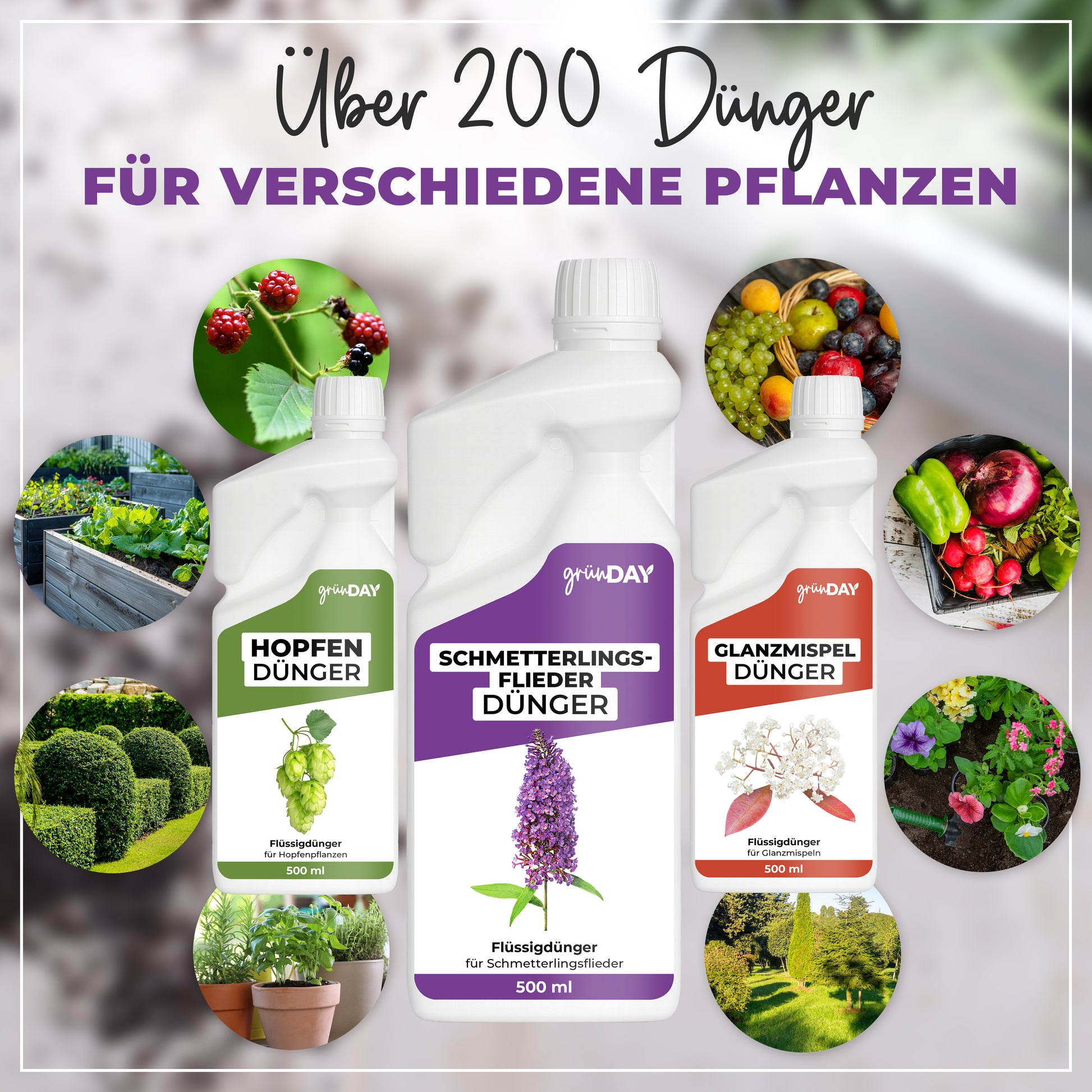 Gründay Schmetterlingsflieder Dünger – Produktansicht 7