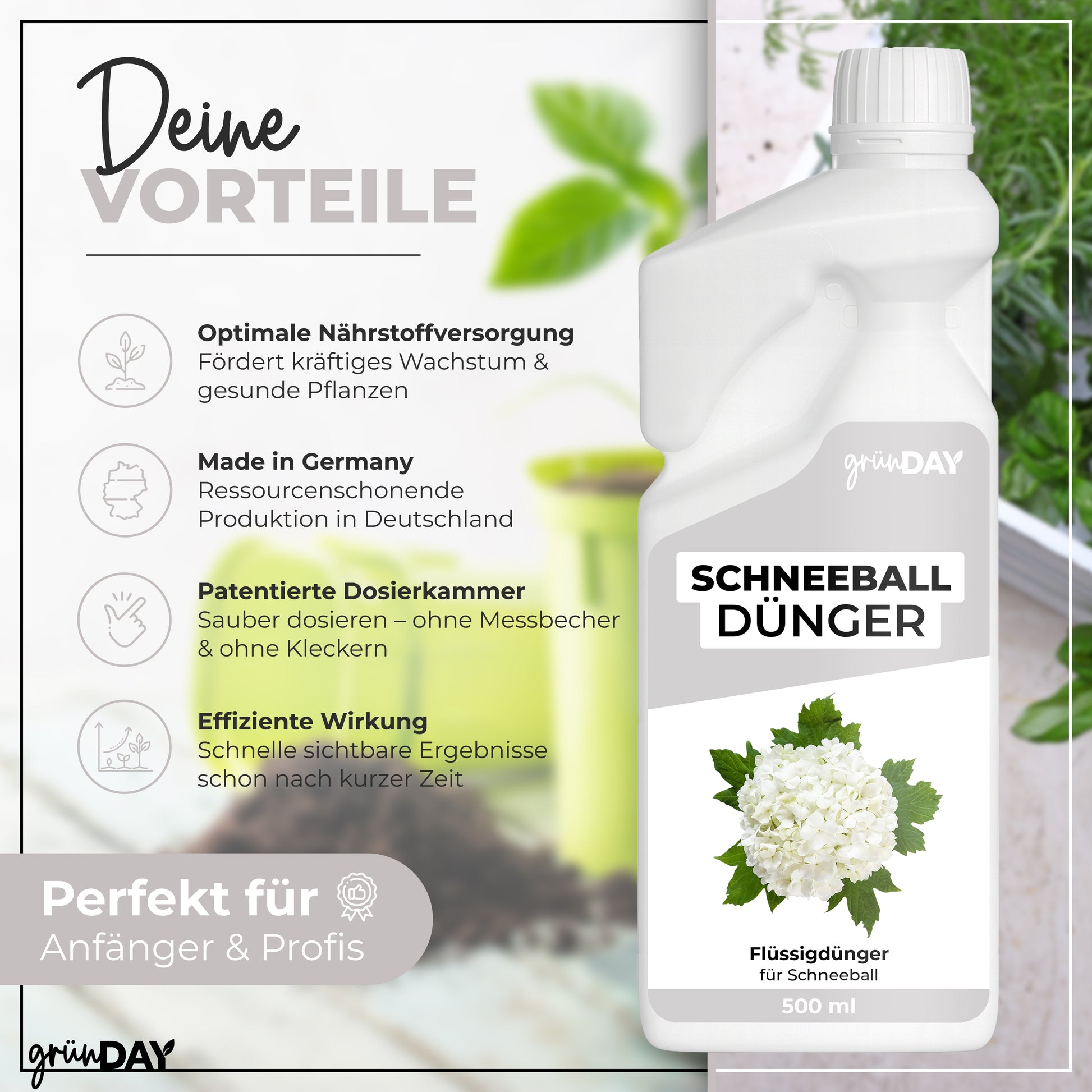 Gründay Schneeballdünger – Produktansicht 2