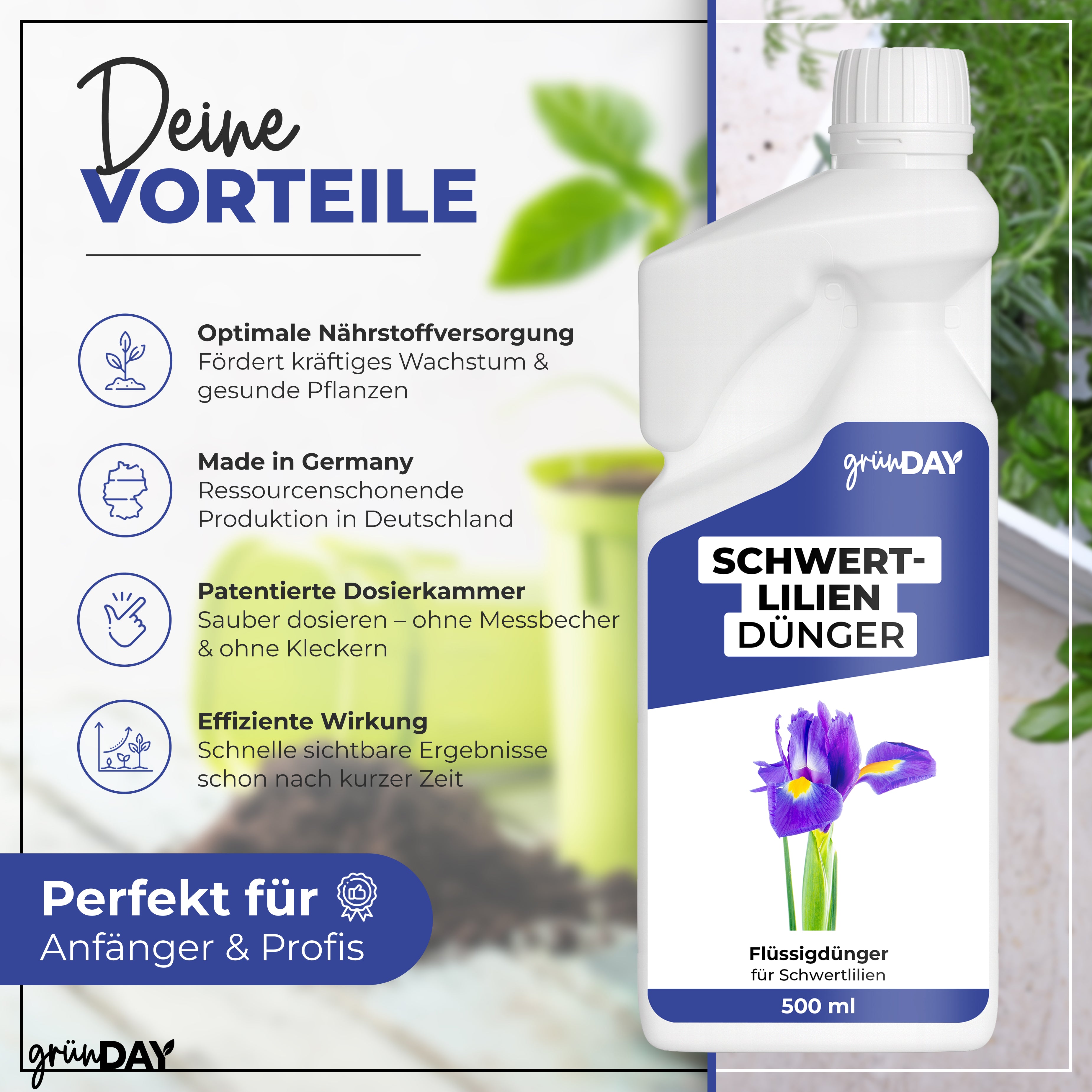 Gründay Schwertliliendünger – Produktansicht 2
