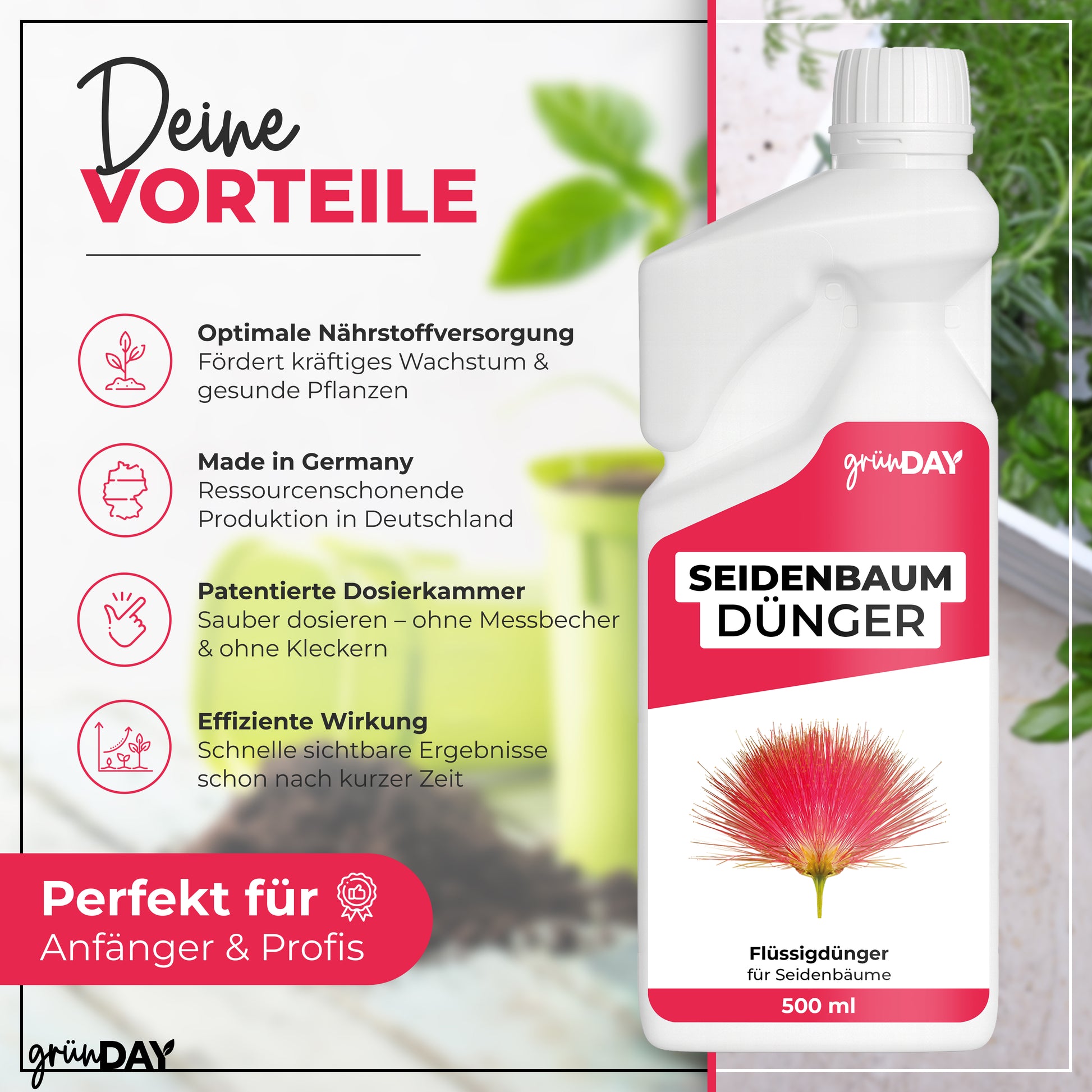 Gründay Seidenbaum Dünger – Produktansicht 2