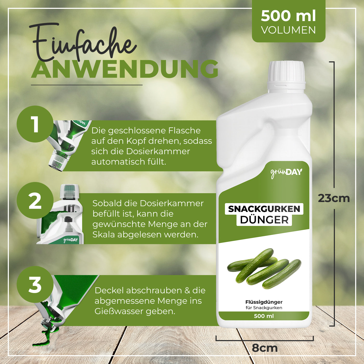 Gründay Snackgurkendünger – Produktansicht 3