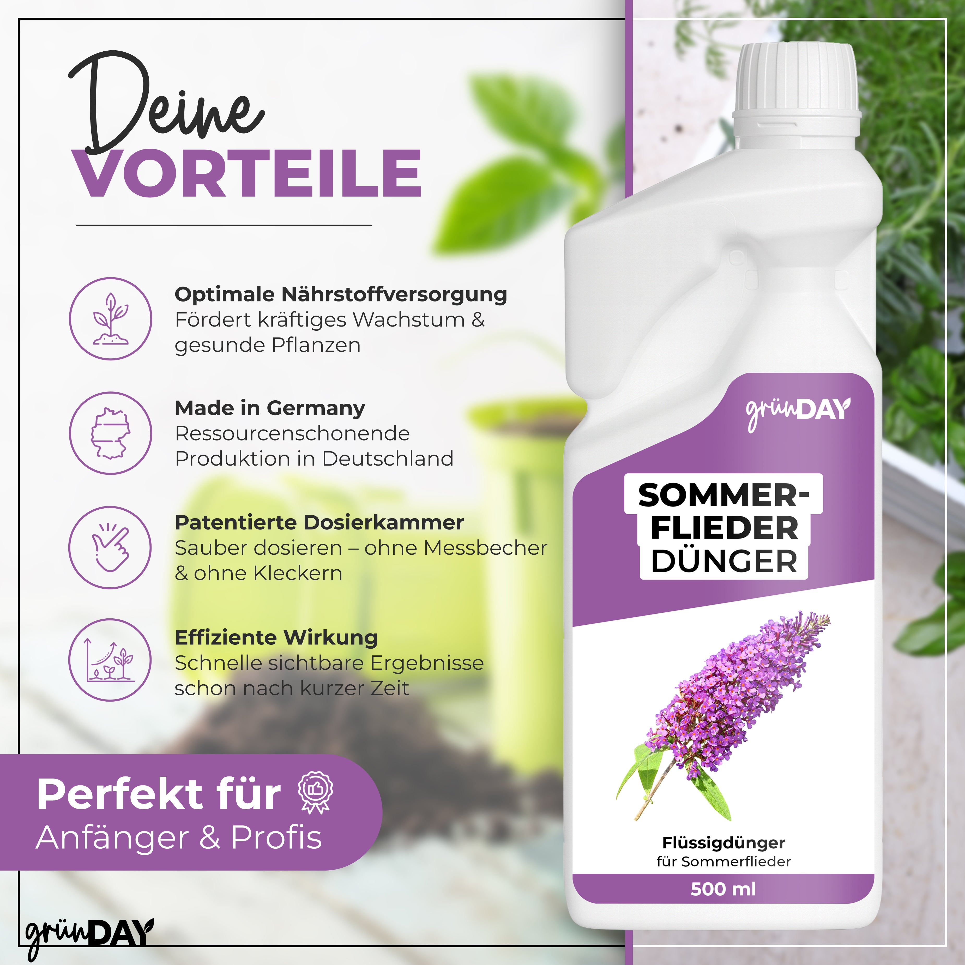 Gründay Sommerfliederdünger – Produktansicht 2