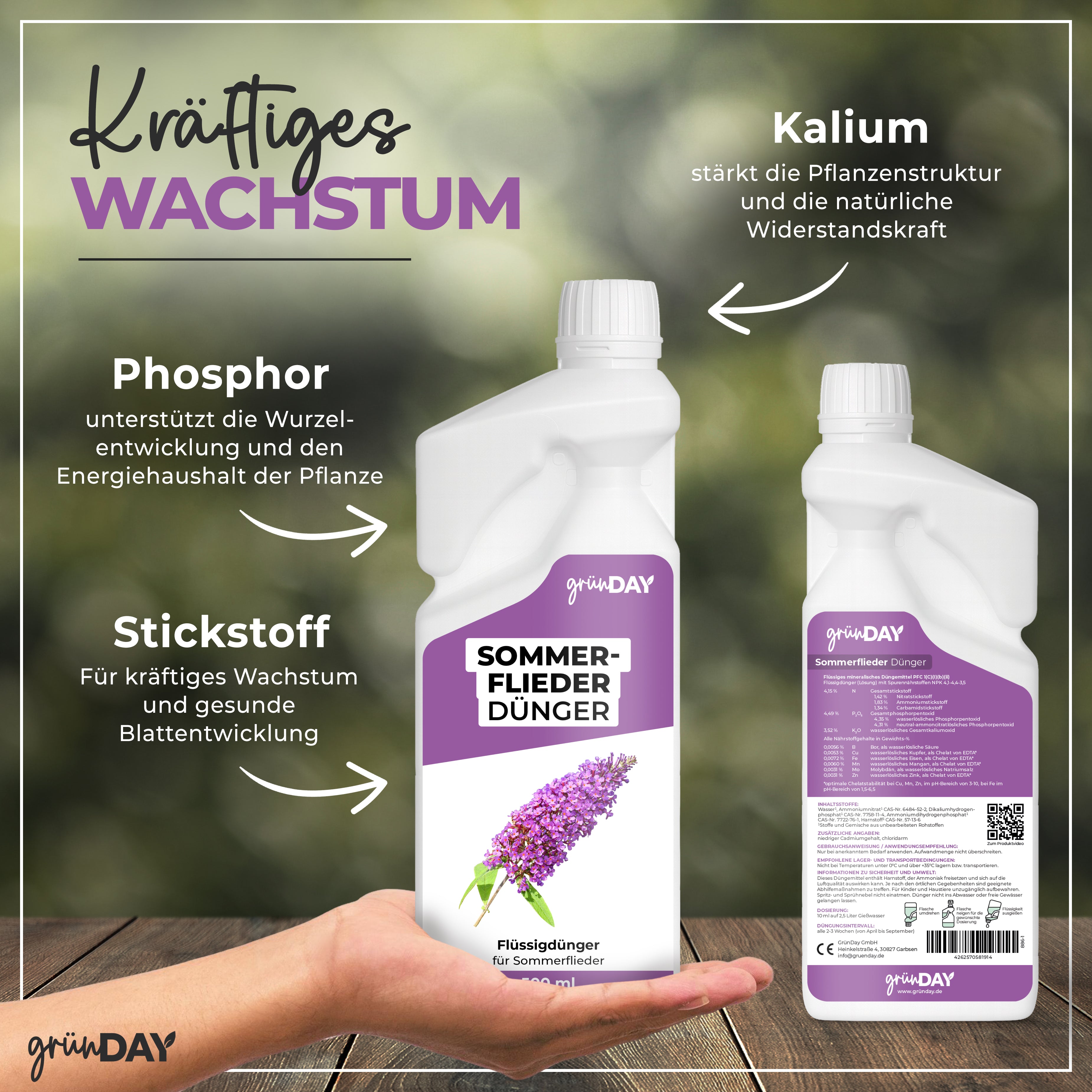 Gründay Sommerfliederdünger – Produktansicht 4