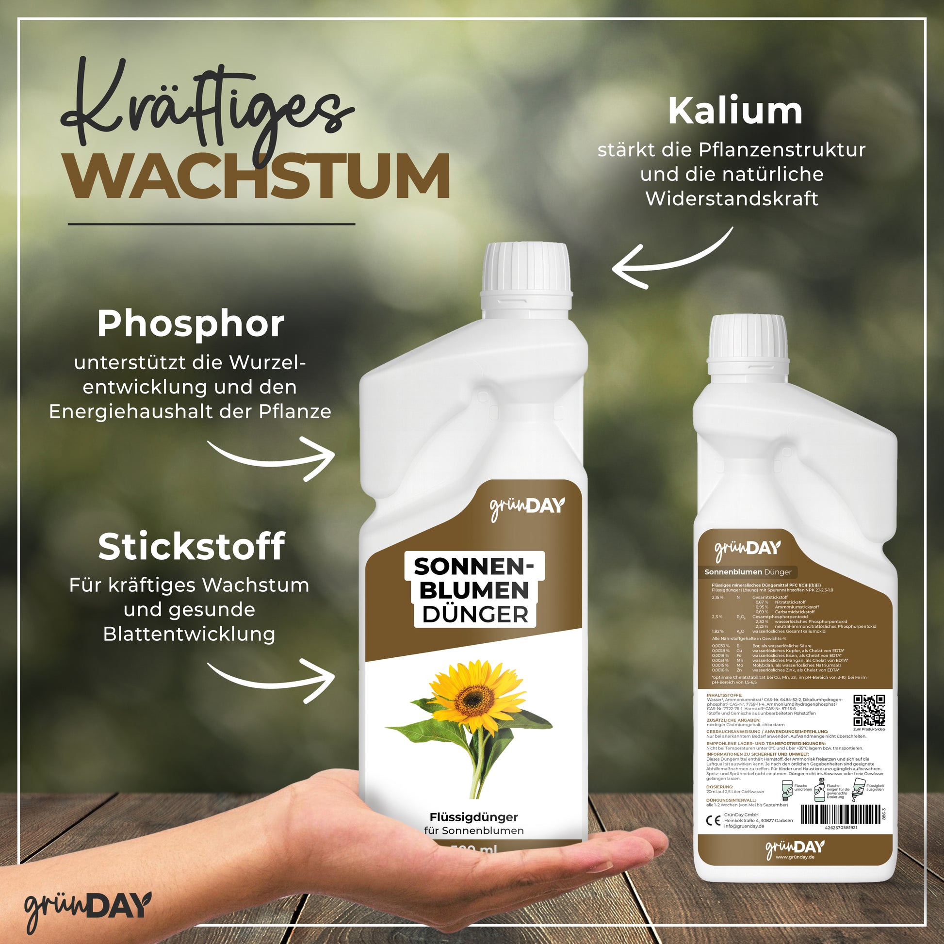 Gründay Sonnenblumendünger – Produktansicht 4
