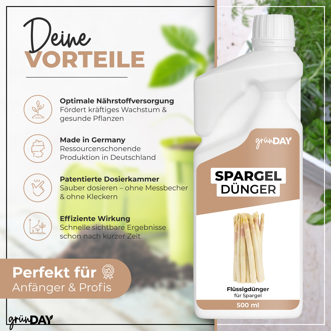 Gründay Spargeldünger – Produktansicht 2