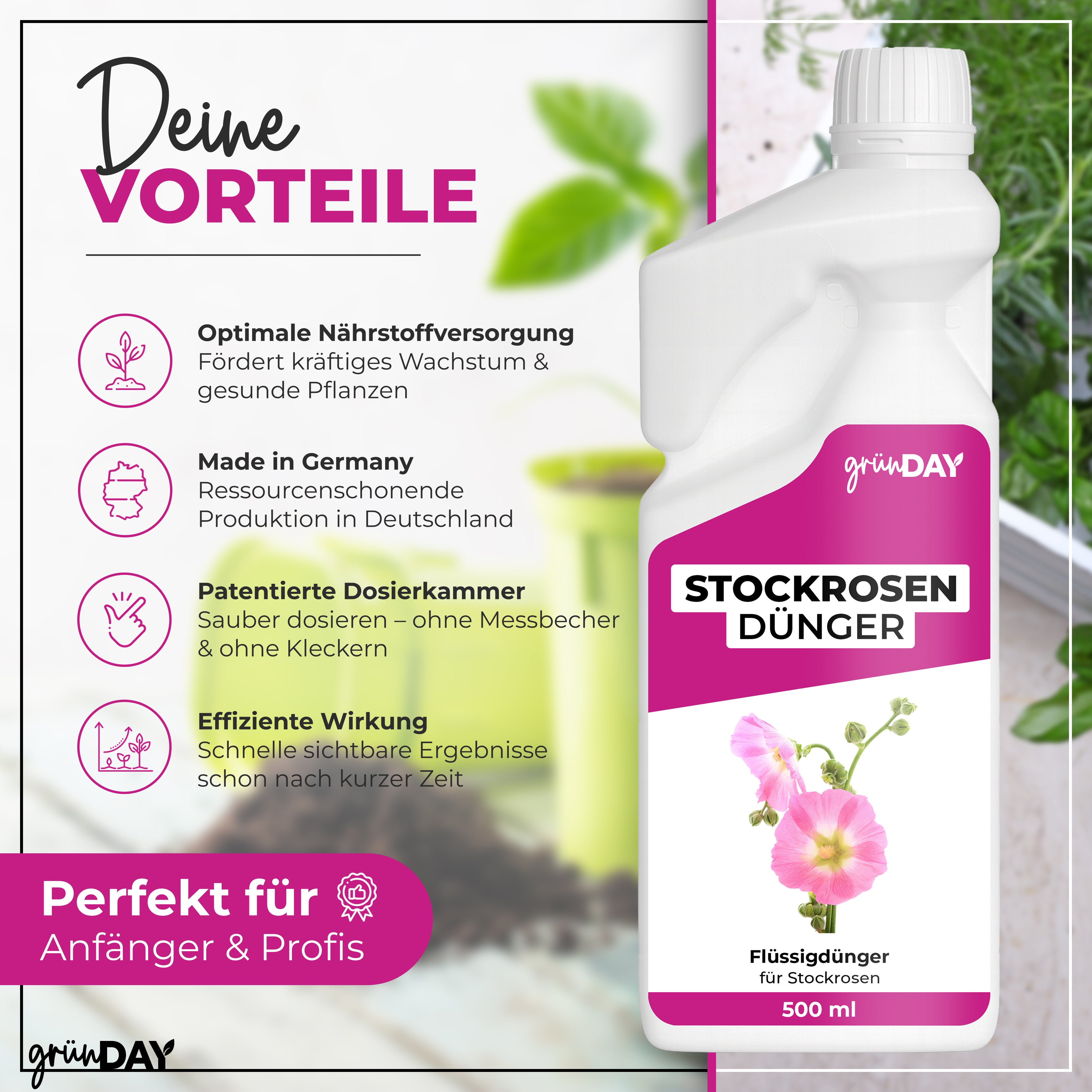 Stockrosen-Flüssigdünger 500 ml