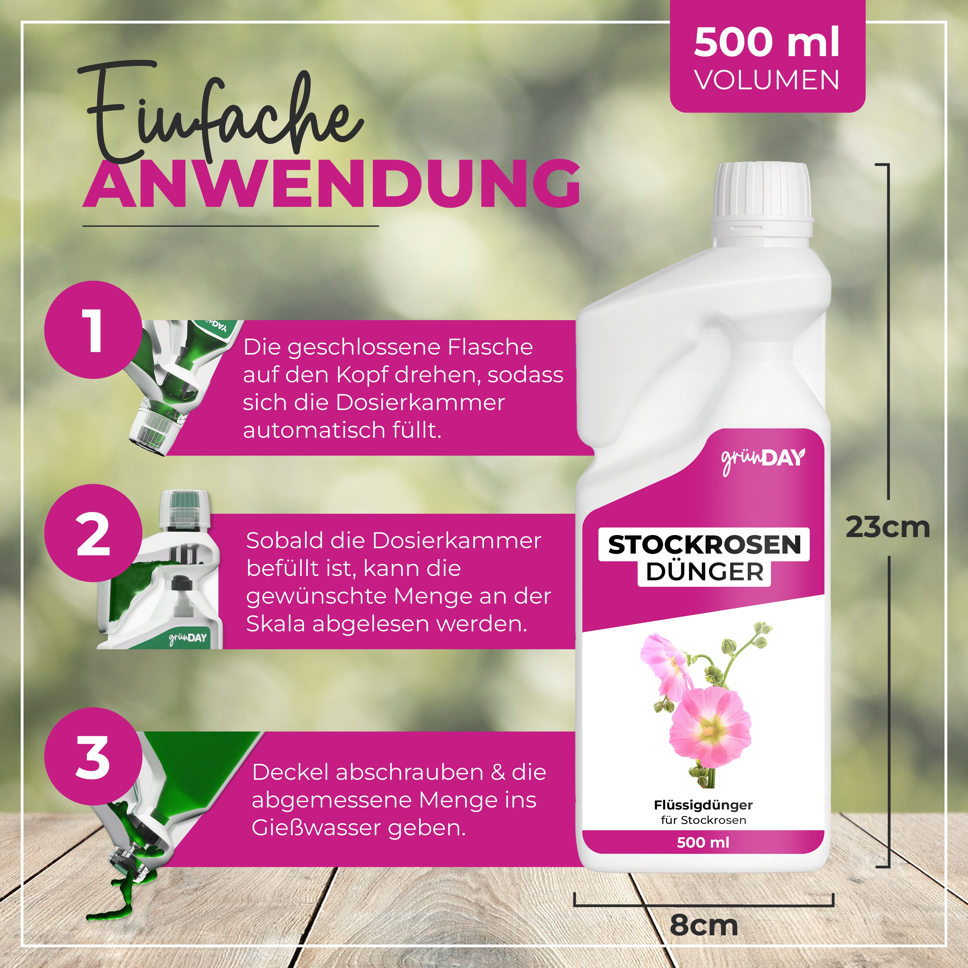 Stockrosen-Flüssigdünger 500 ml