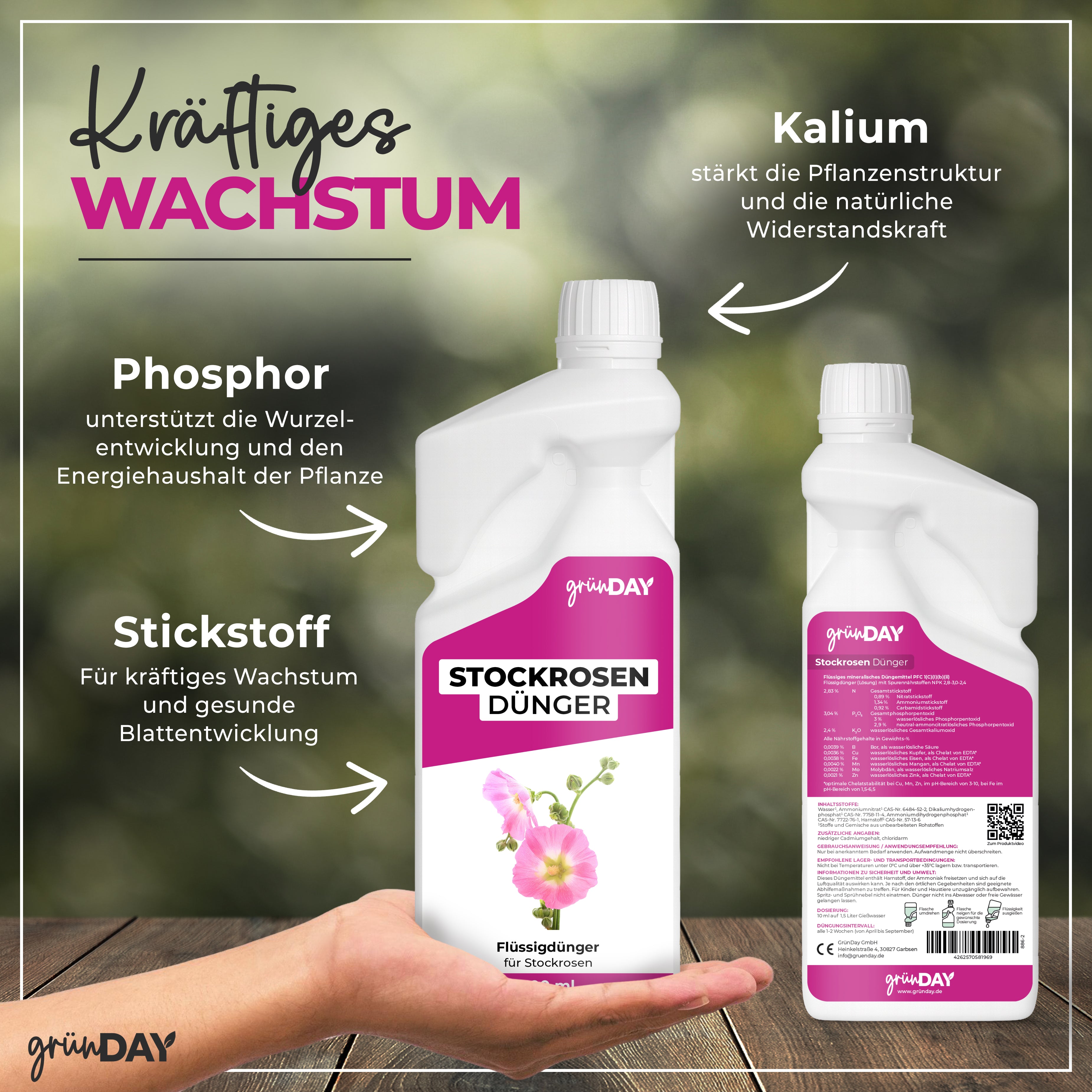 Stockrosen-Flüssigdünger 500 ml
