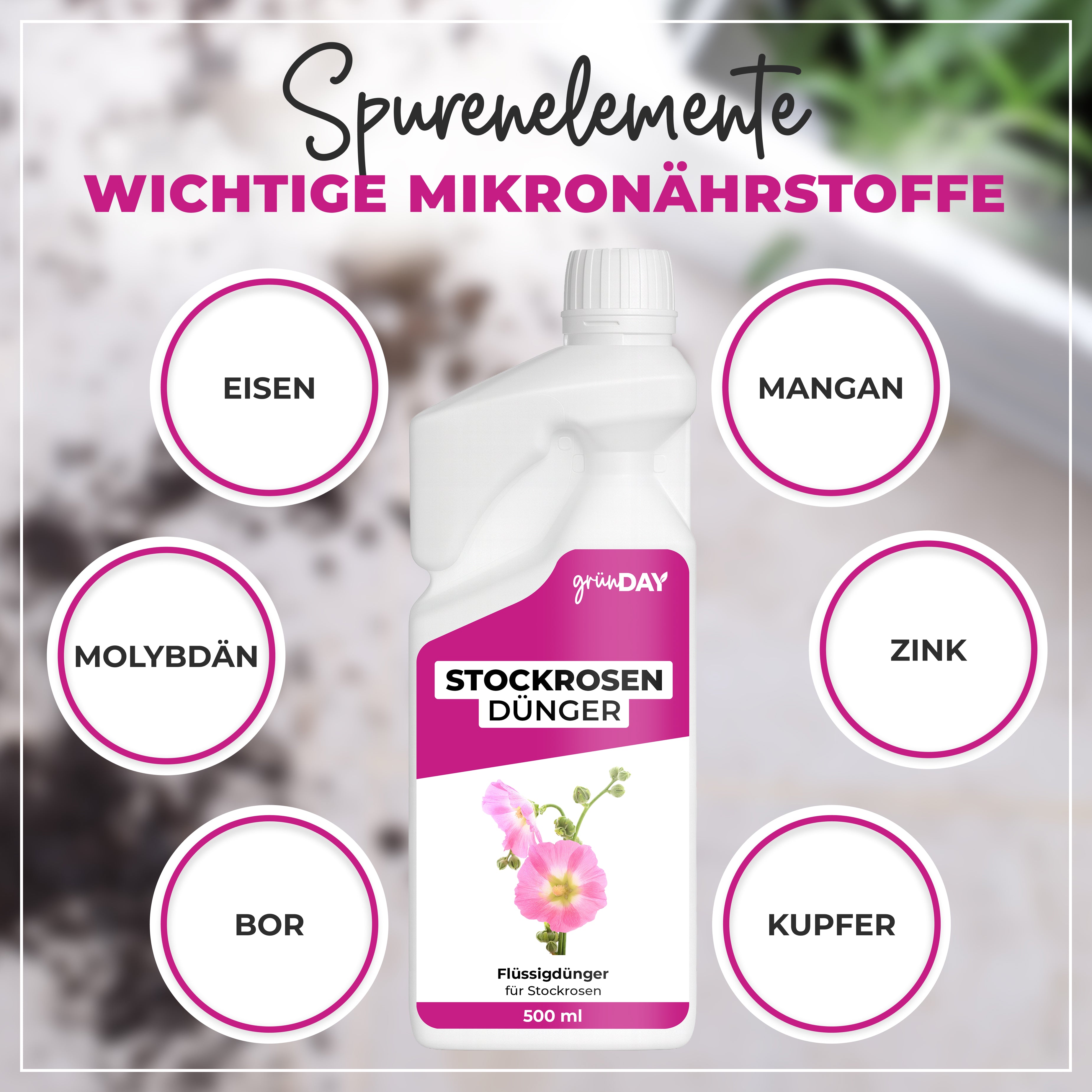 Stockrosen-Flüssigdünger 500 ml