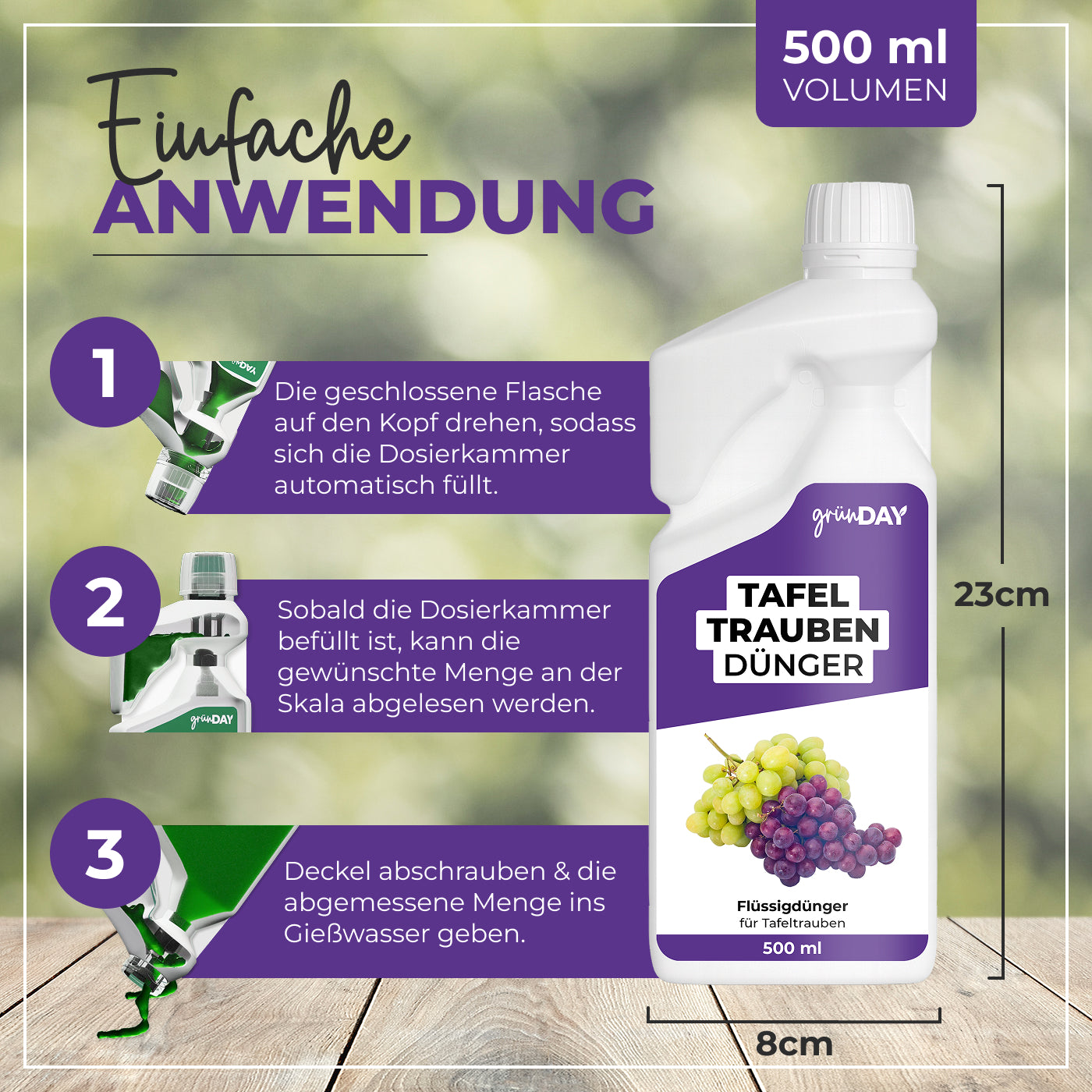 Gründay Tafeltraubendünger – Produktansicht 3