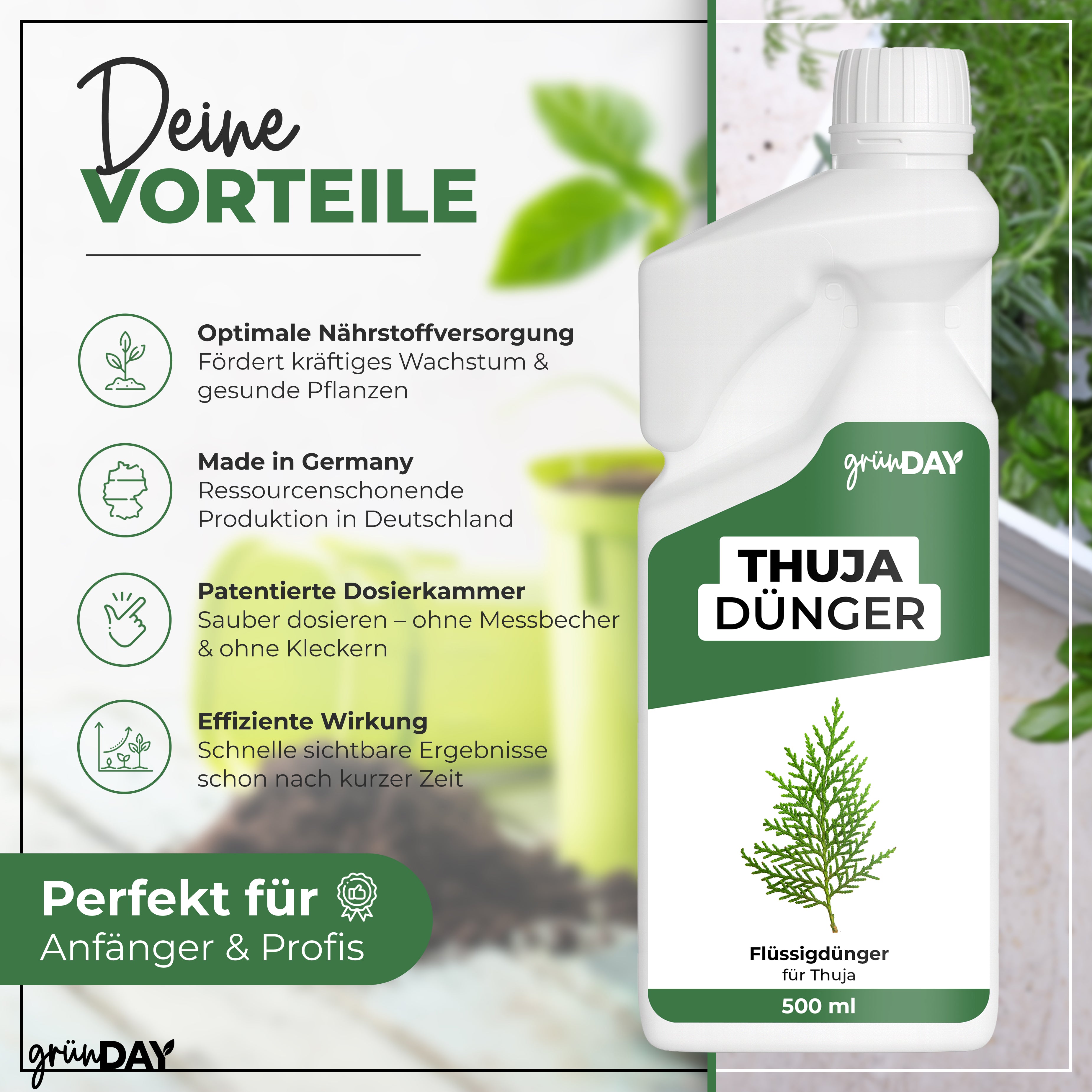 Gründay Thujadünger – Produktansicht 2