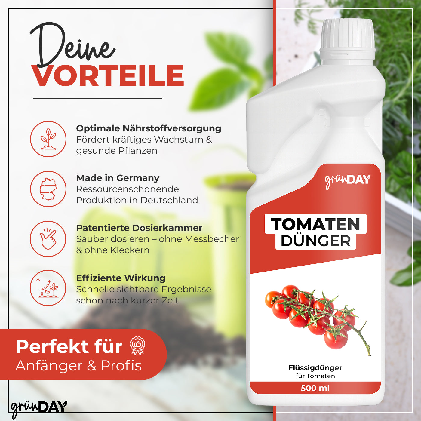 Gründay Tomatendünger – Produktansicht 2