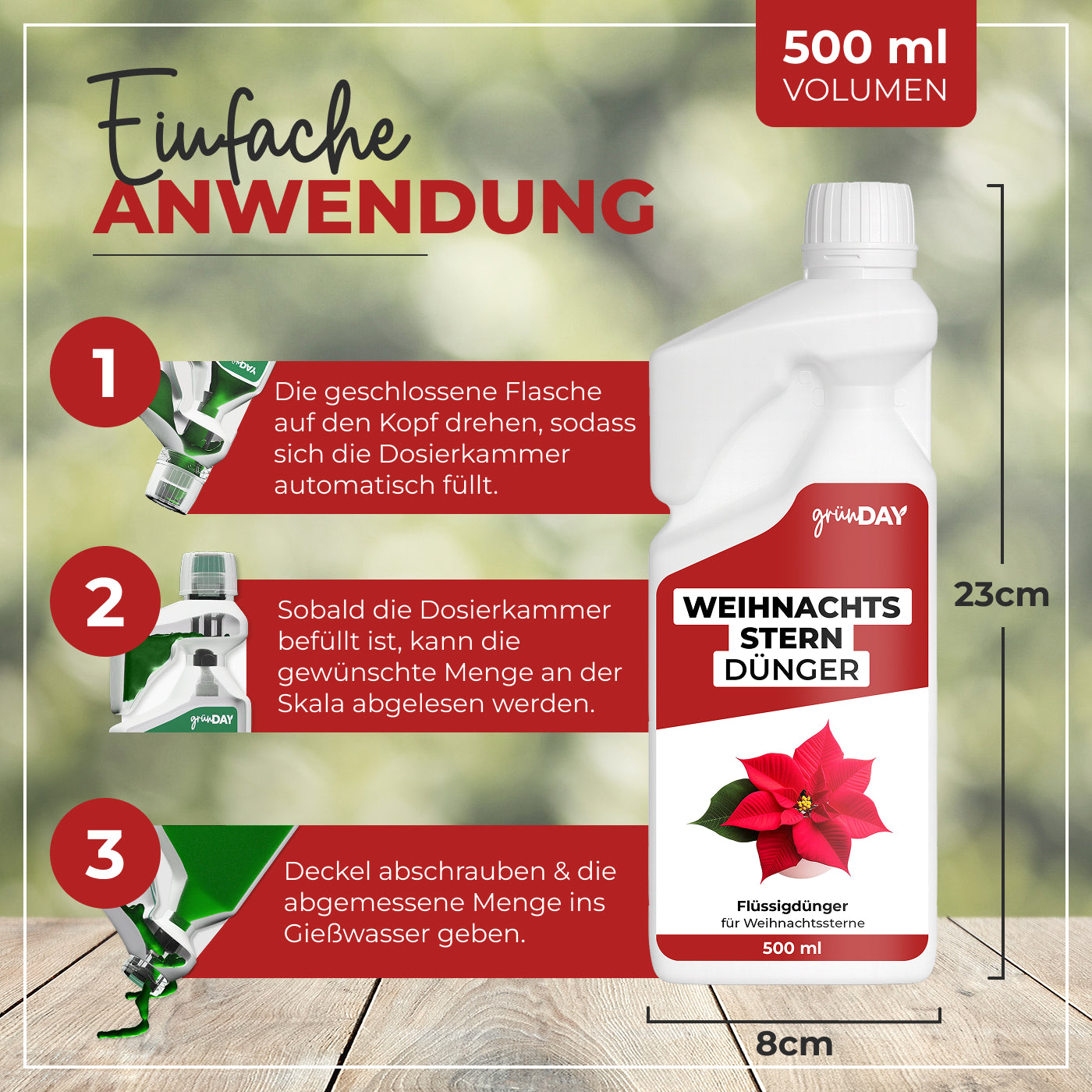 Gründay Weihnachtssterndünger – Produktansicht 3
