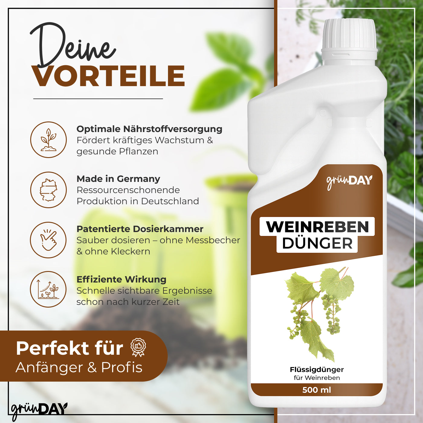 Gründay Weinrebendünger – Produktansicht 2