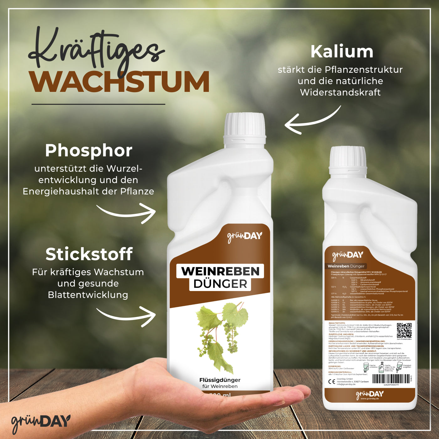 Gründay Weinrebendünger – Produktansicht 4
