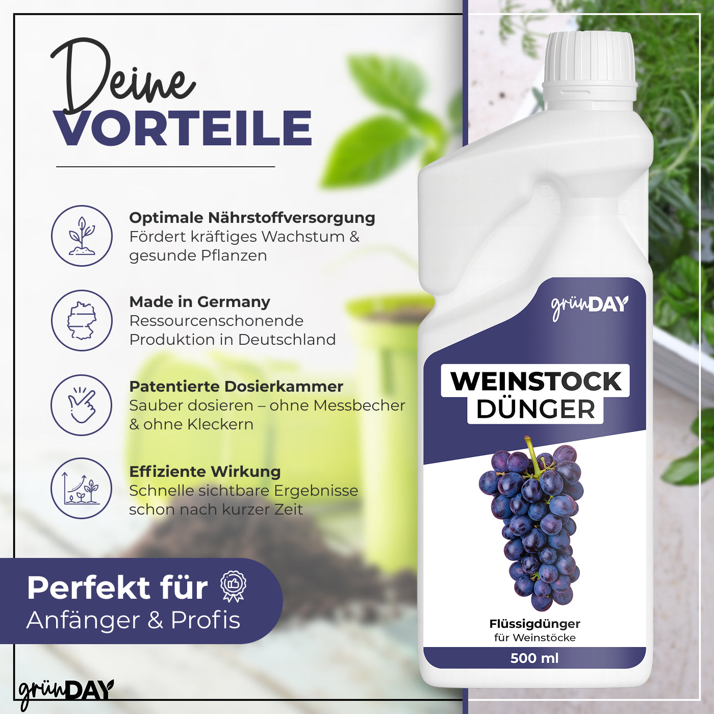 Gründay Weinstockdünger – Produktansicht 2