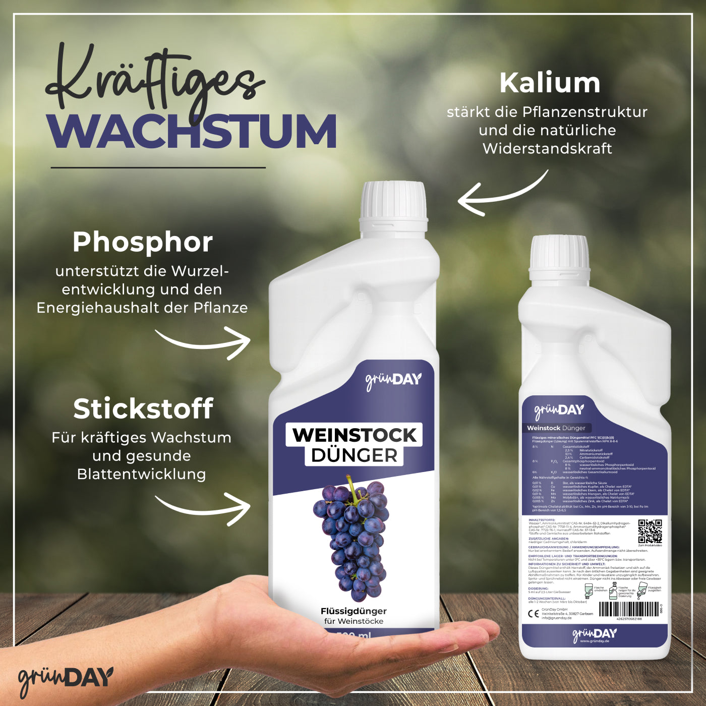 Gründay Weinstockdünger – Produktansicht 4