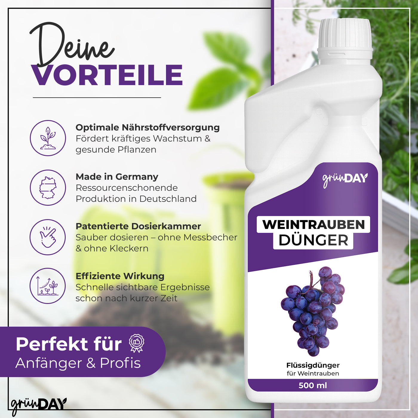 Gründay Weintraubendünger – Produktansicht 2