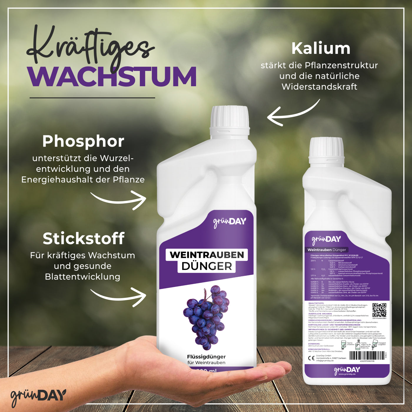 Gründay Weintraubendünger – Produktansicht 4