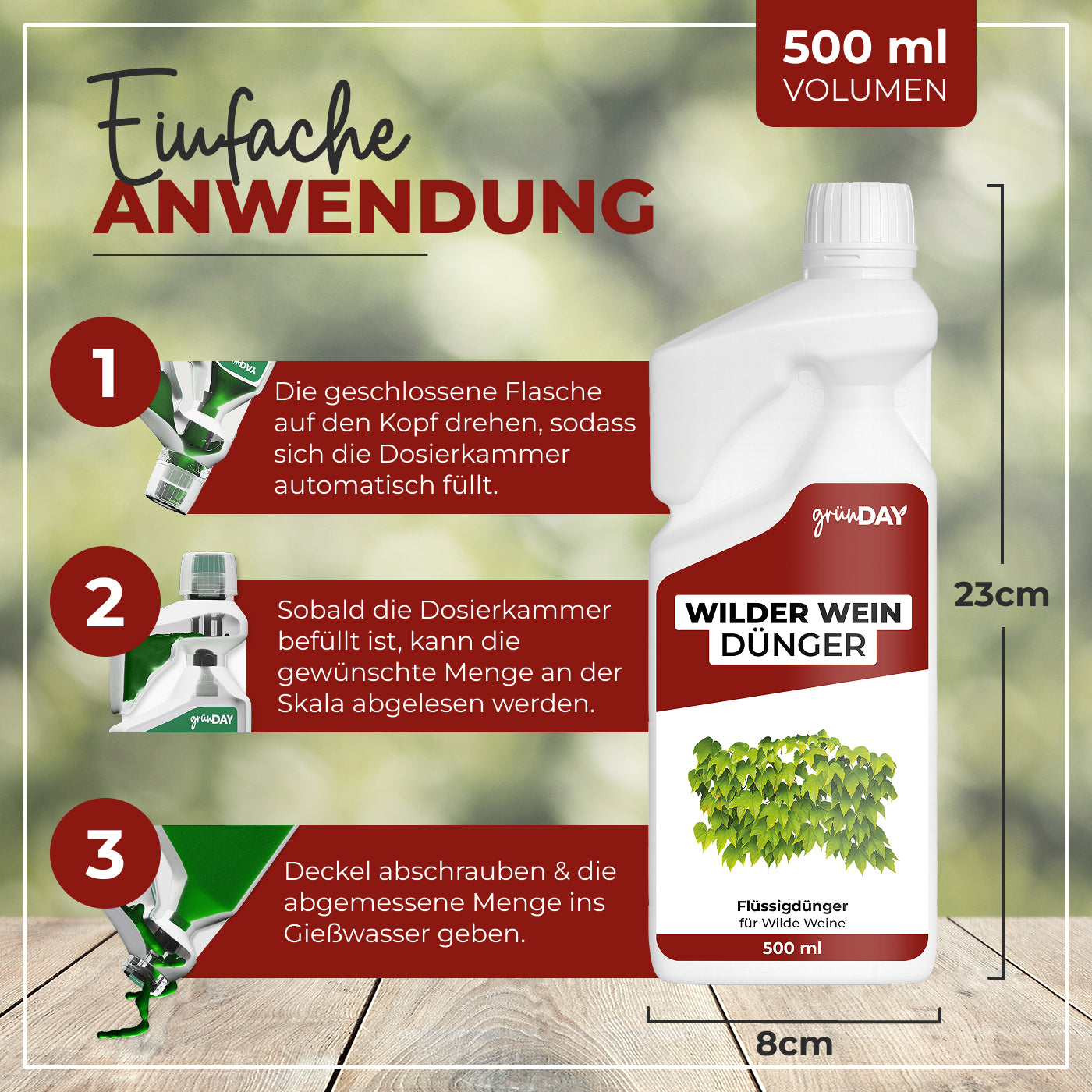 Gründay Wilder Wein Dünger – Produktansicht 3