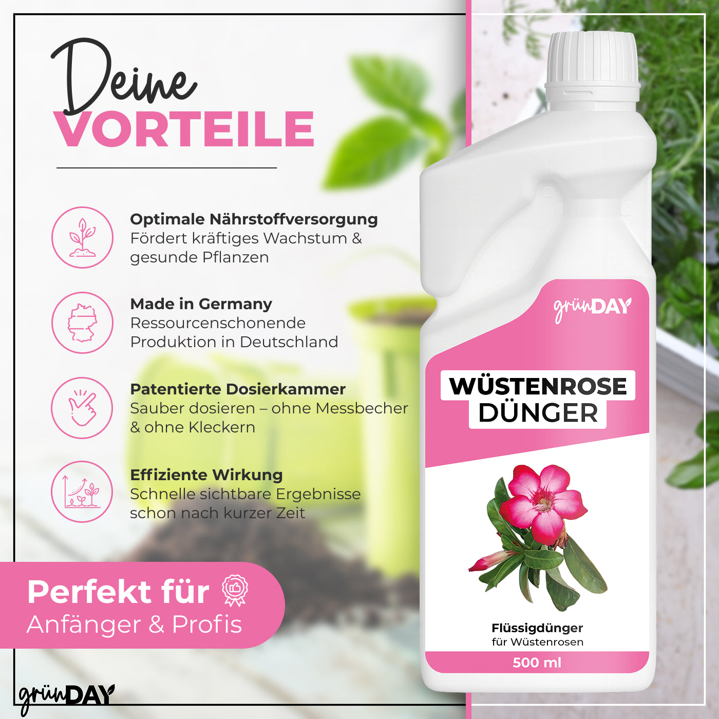 Gründay Wüstenrosedünger – Produktansicht 2