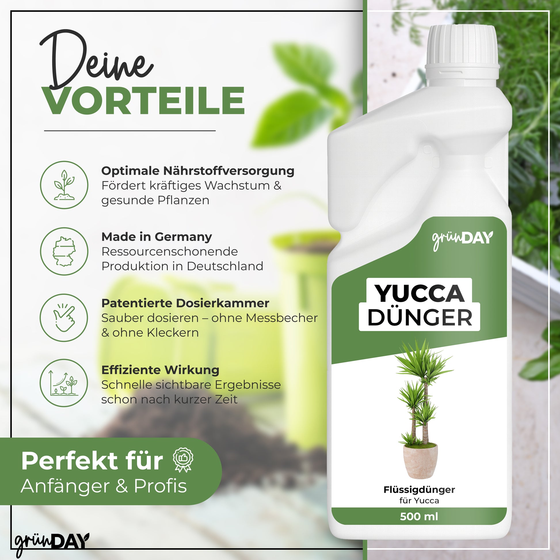 Gründay Yuccadünger – Produktansicht 2