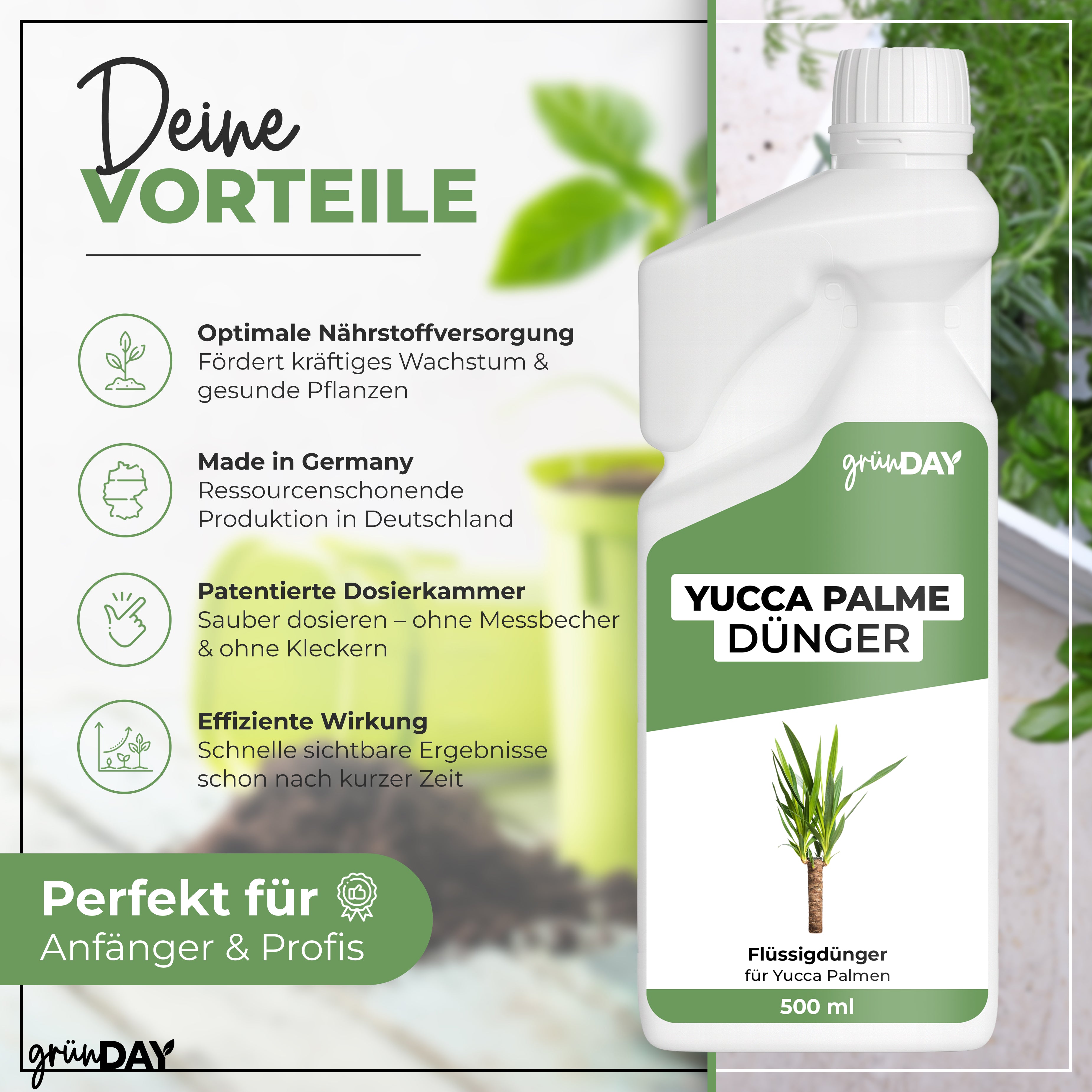 Gründay Yucca Palme Dünger – Produktansicht 2