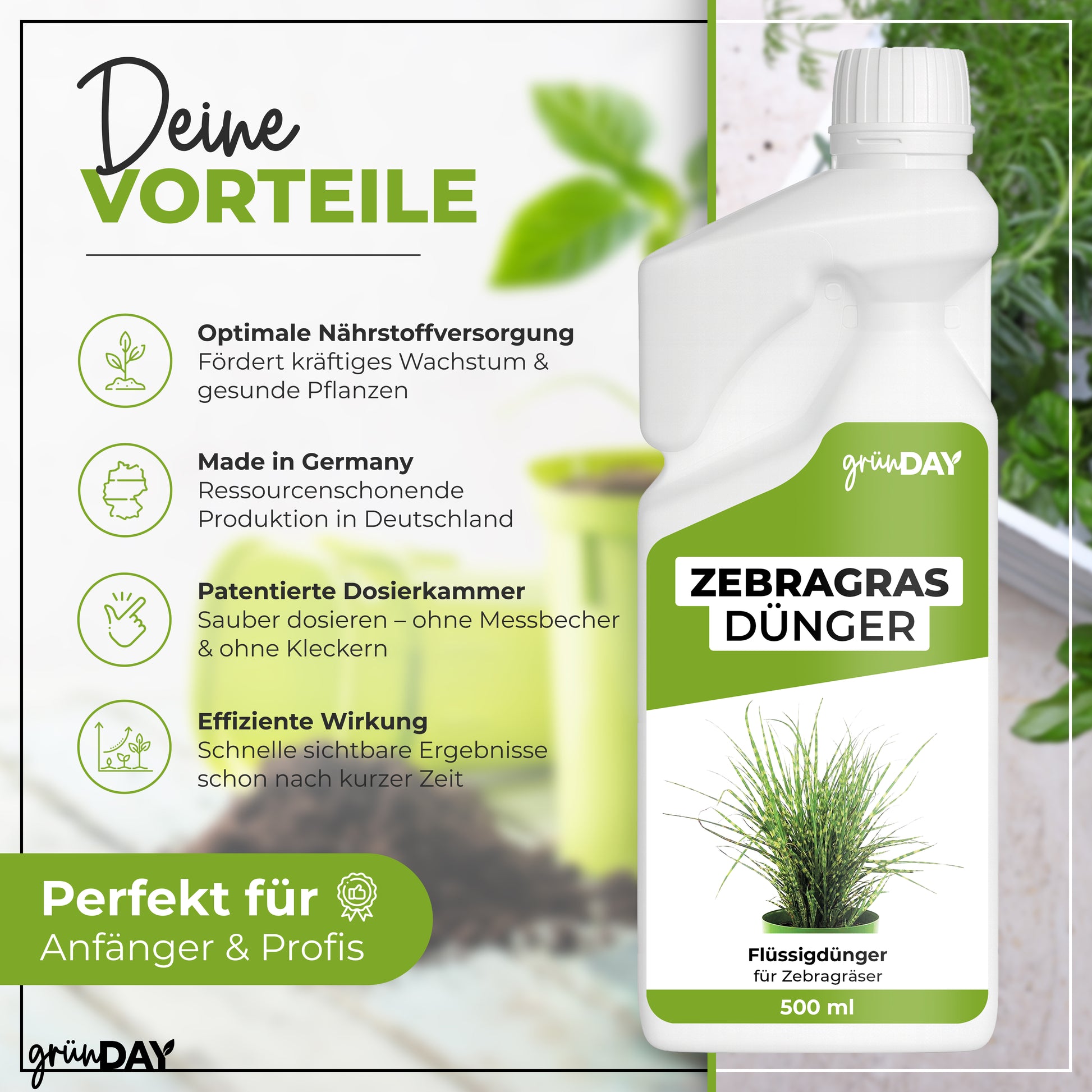 Gründay Zebragrasdünger – Produktansicht 2