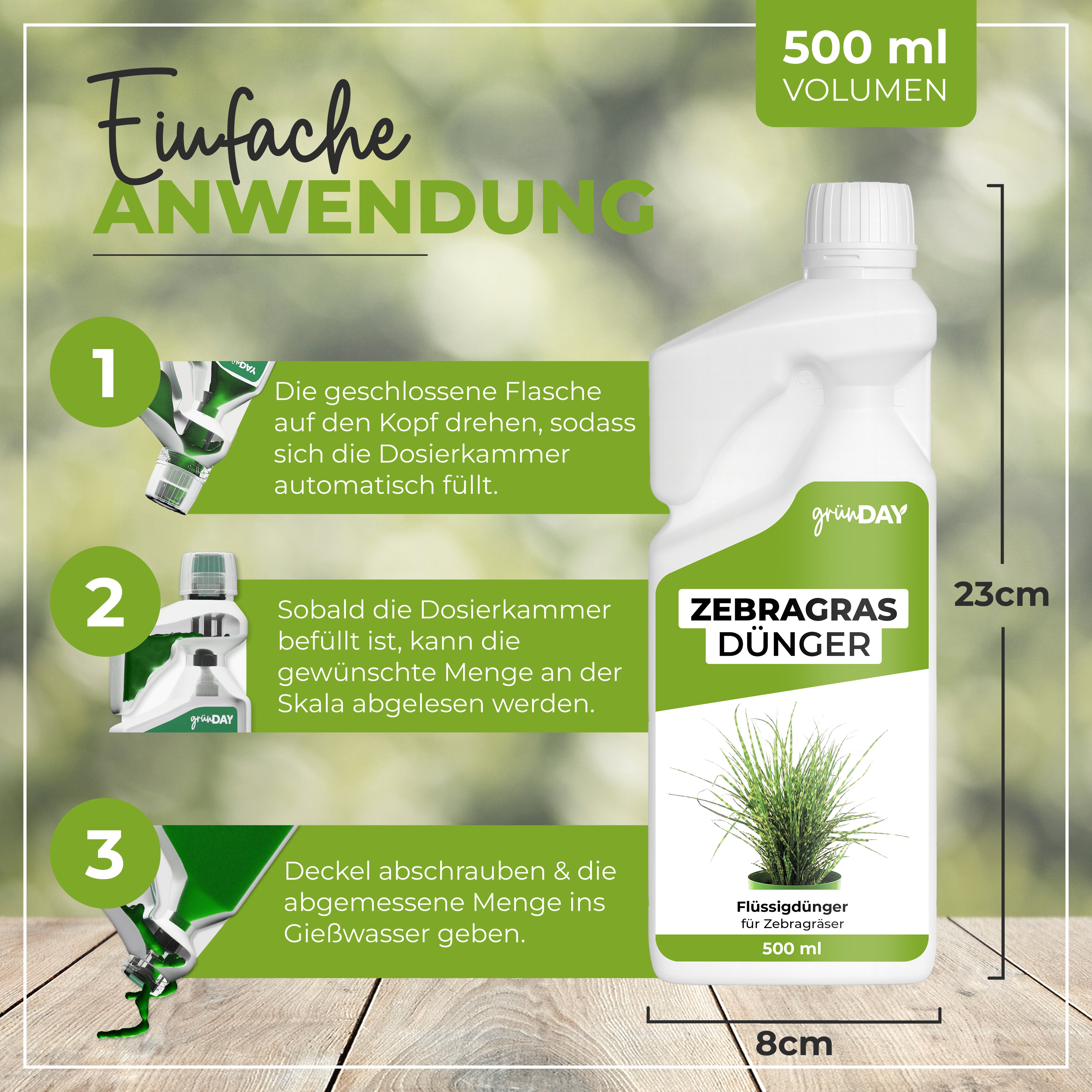 Gründay Zebragrasdünger – Produktansicht 3