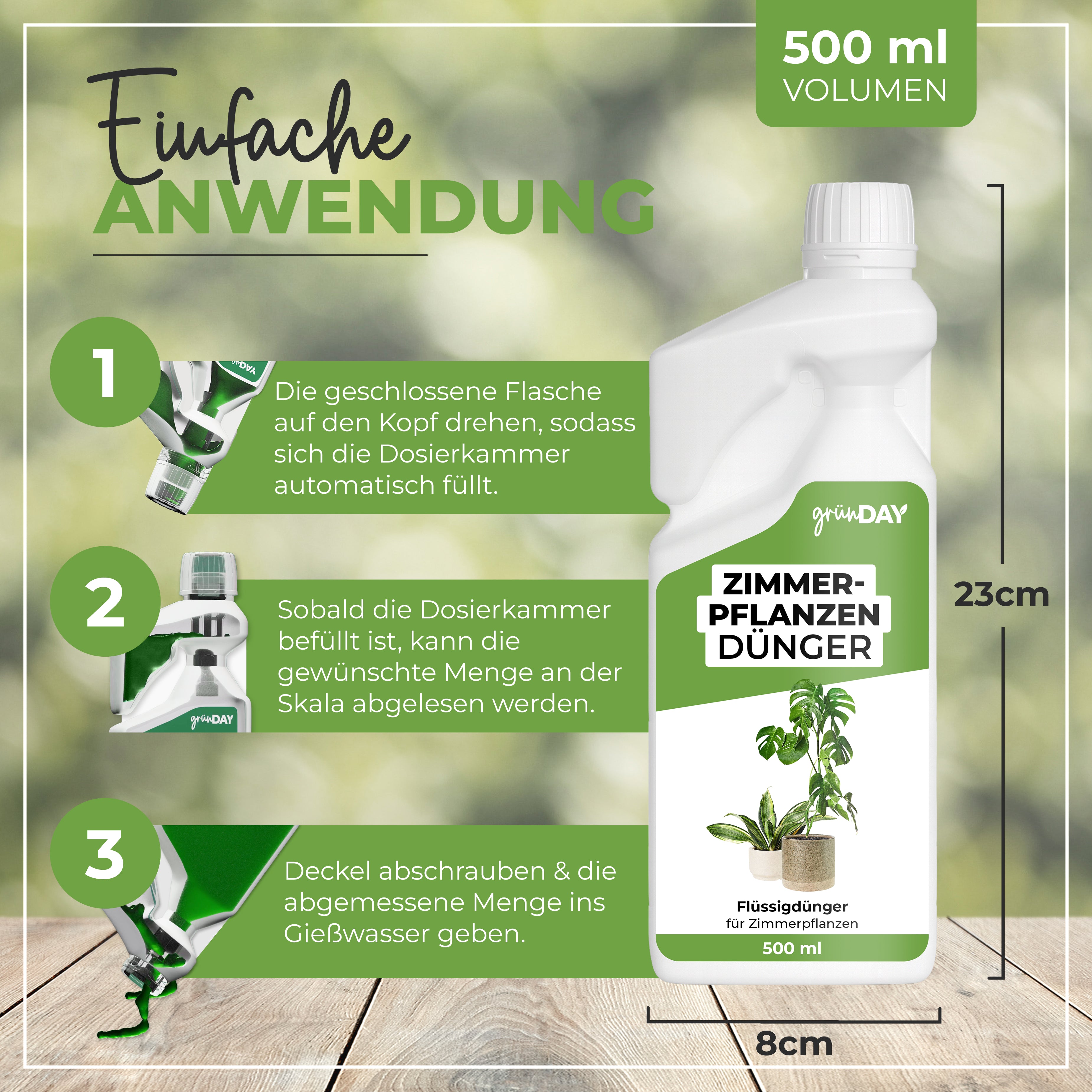 Gründay Zimmerpflanzendünger – Produktansicht 3