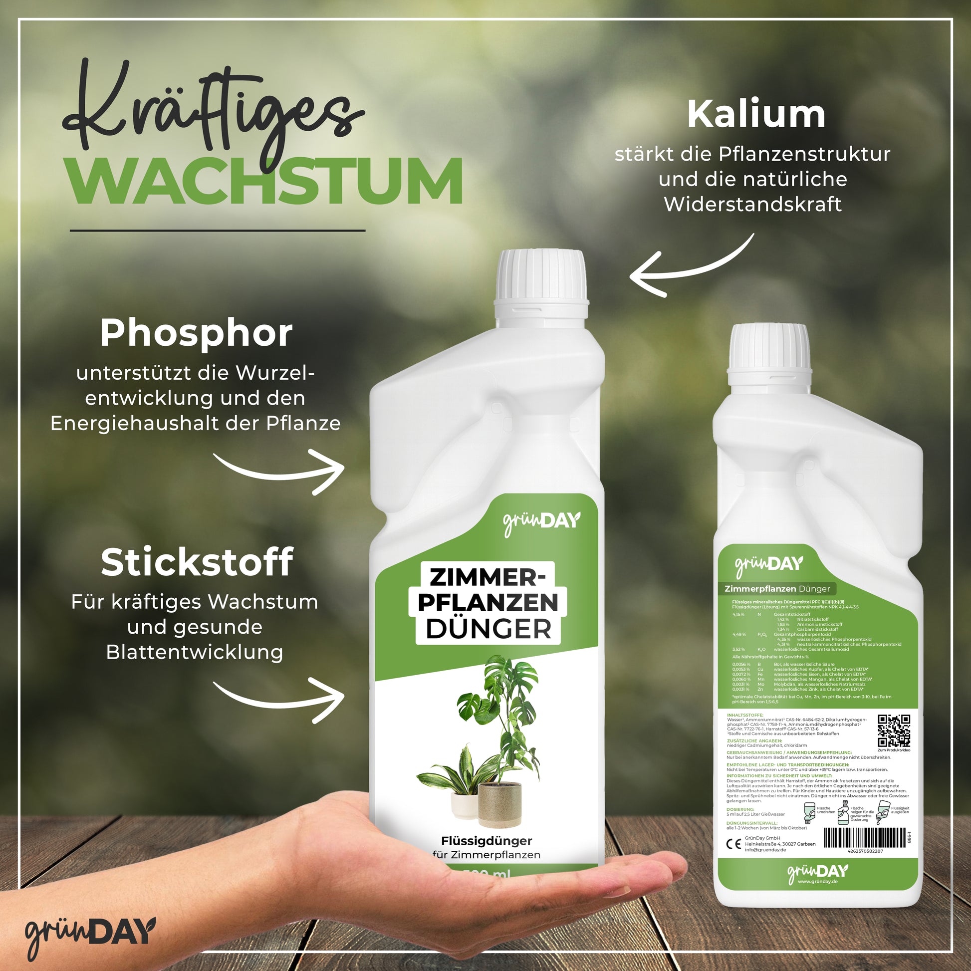 Gründay Zimmerpflanzendünger – Produktansicht 4