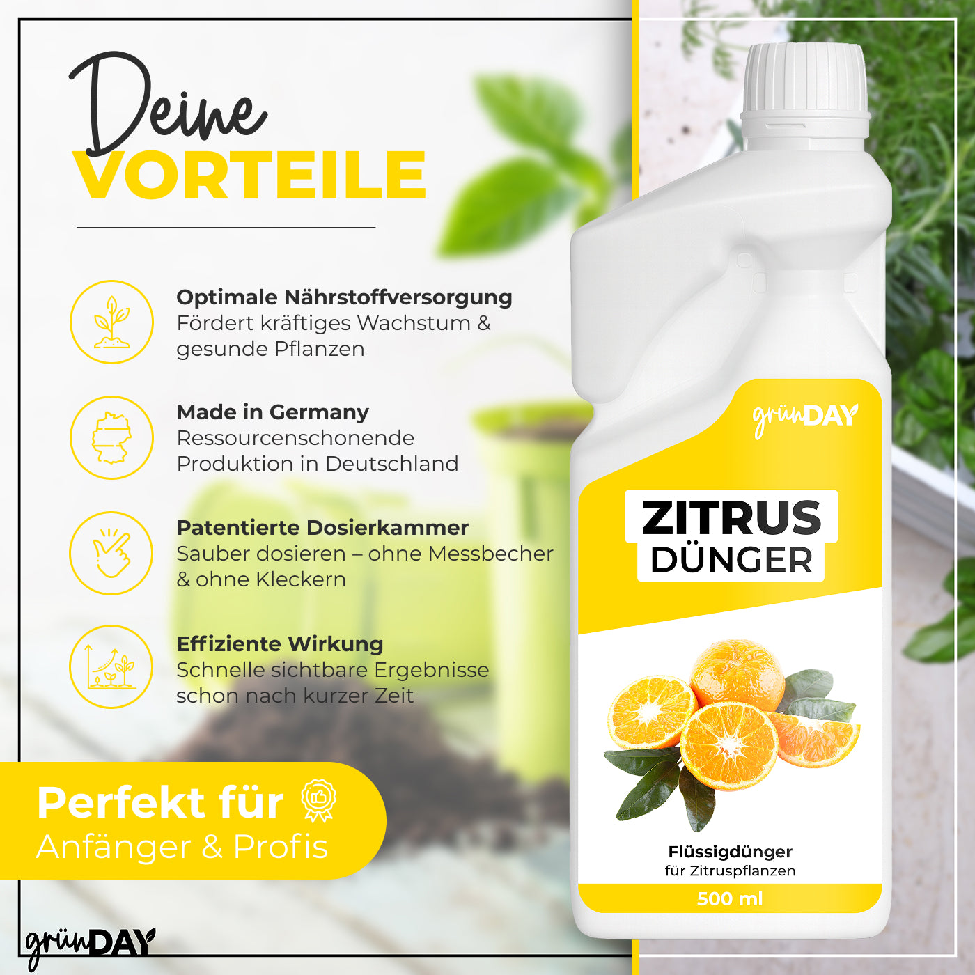 Gründay Zitrusdünger – Produktansicht 2