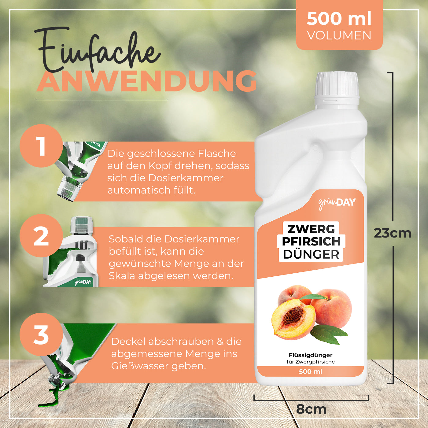 Gründay Zwergpfirsichdünger – Produktansicht 3