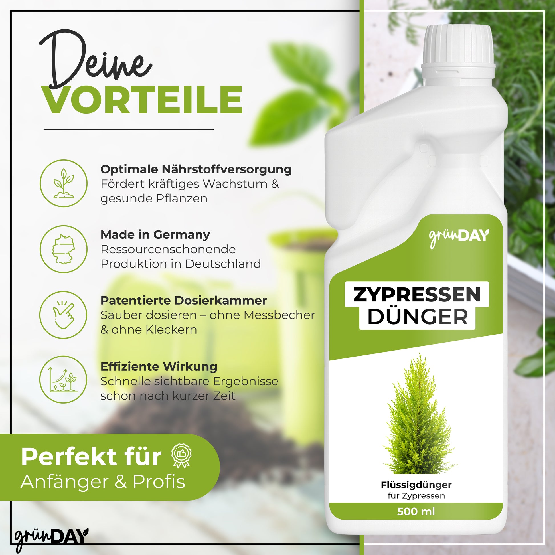 Gründay Zypressendünger – Produktansicht 2